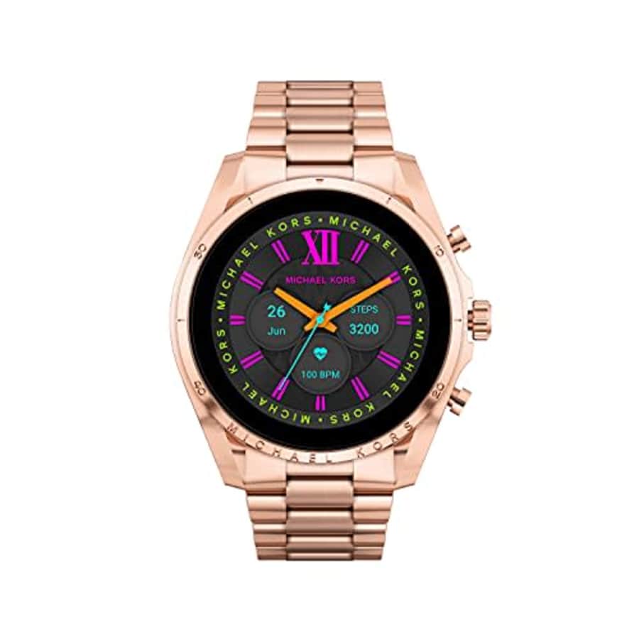 Michael Kors Gen 6 Bradshaw Stainless SteelSmartwatch, Rose Gold Tone-MKT5133V for $200 Michael Kors Gen 6 Bradshaw Stainless SteelSmartwatch, Rose Gold Tone-MKT5133V for $200