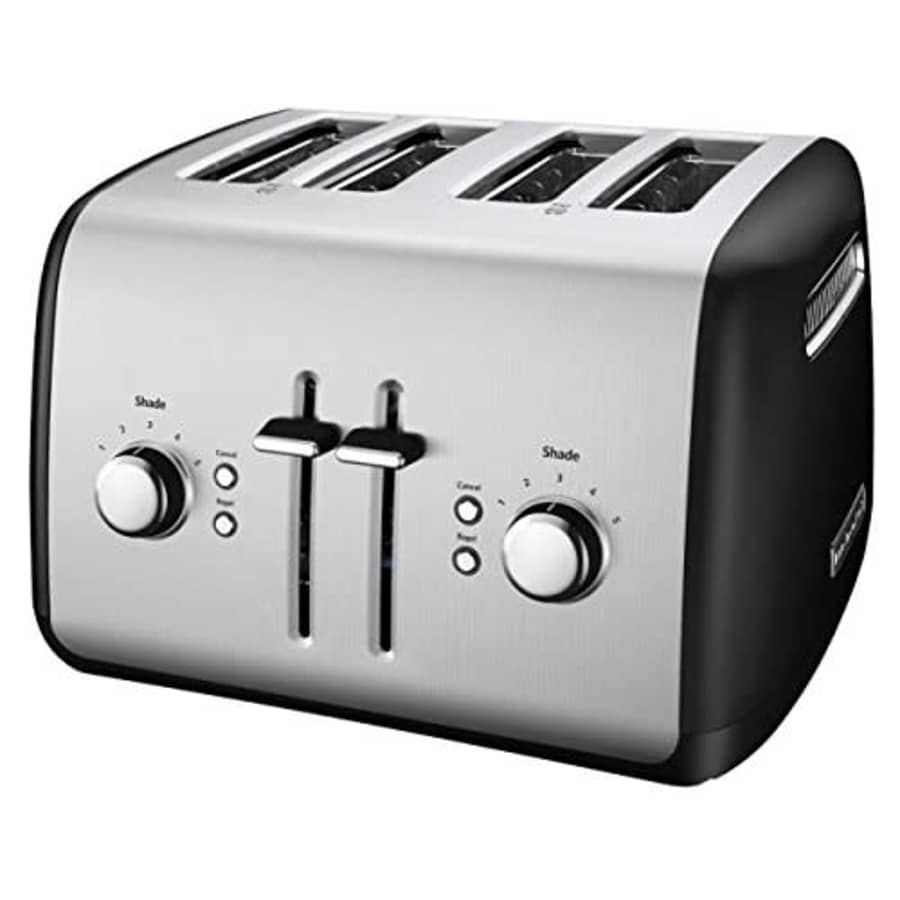 KitchenAid KMT4115OB Toaster with Manual High-Lift Lever, Onyx Black for $98