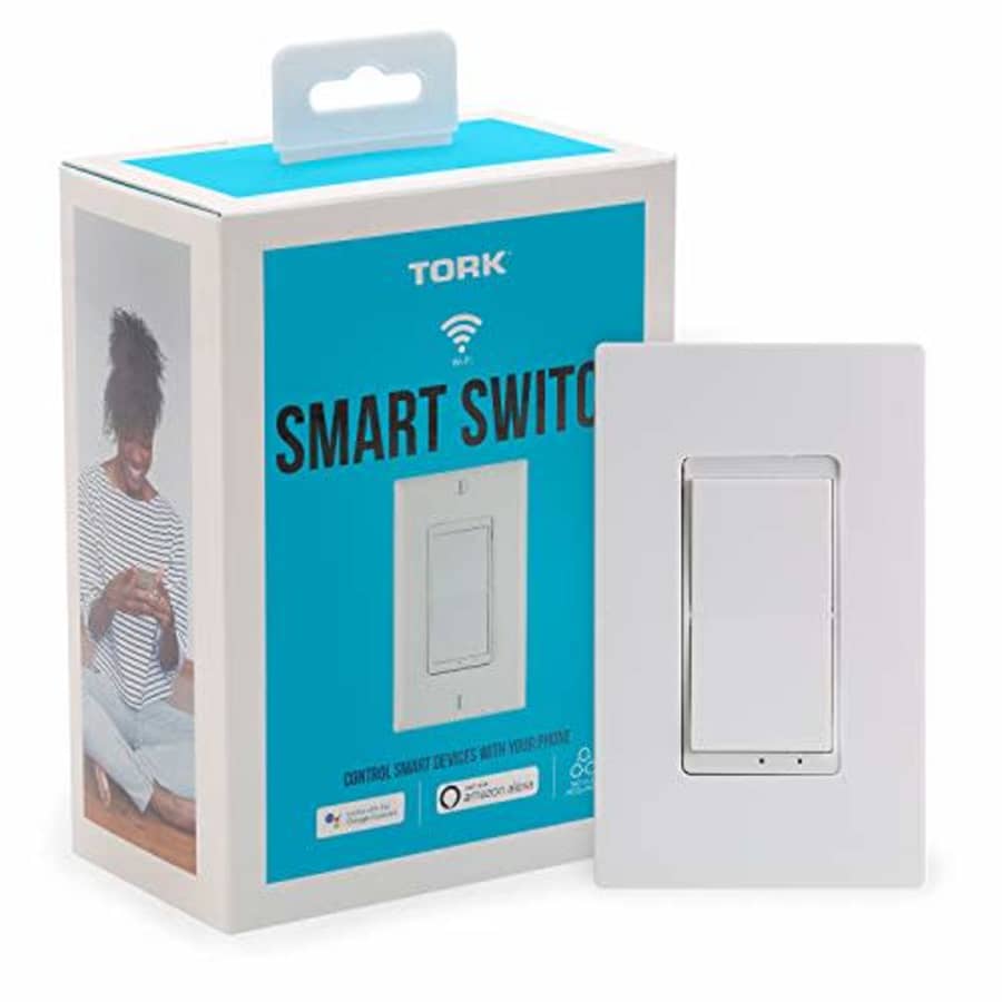 Smithsonian NSi Industries TORK WFIH1 Smart Switch - Indoor Standard Wi-Fi in-Wall Switch - Compatible with for $33