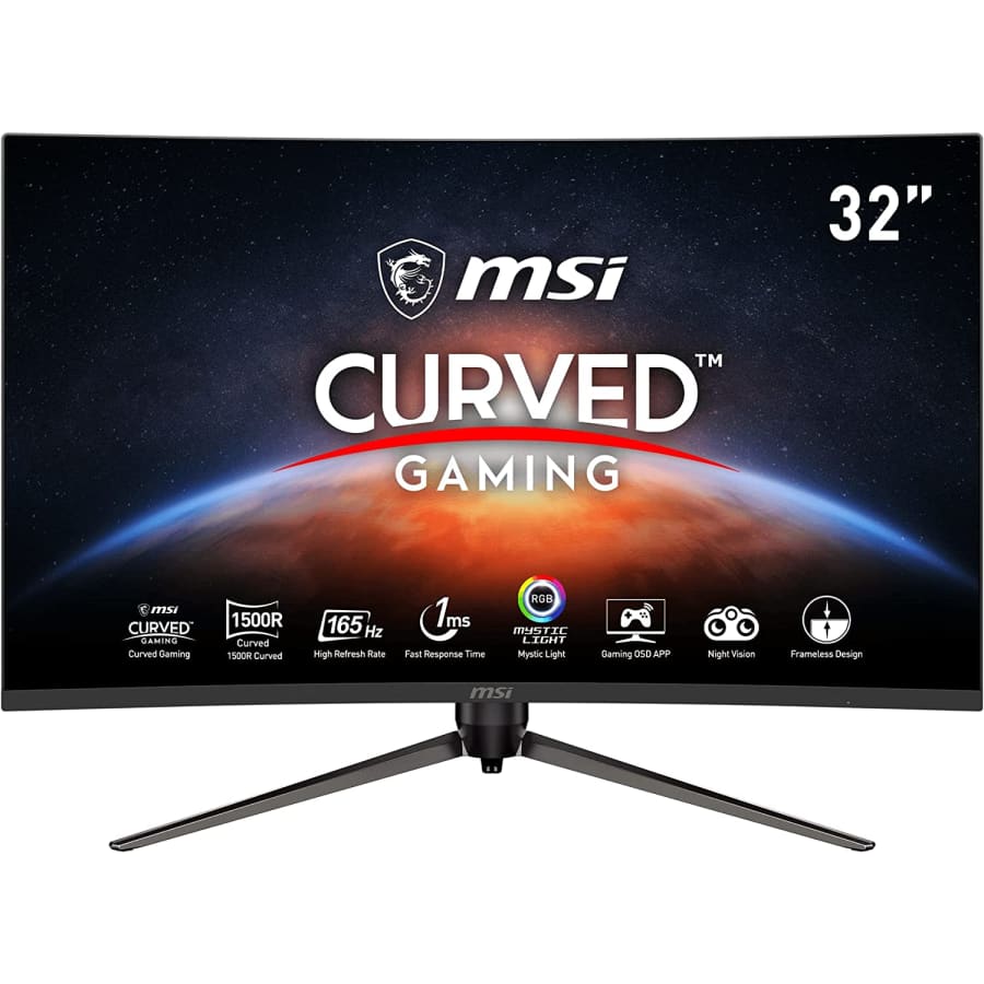 MSI Optix 31.5" 1440p 165Hz Curved FreeSync LED Monitor for $270