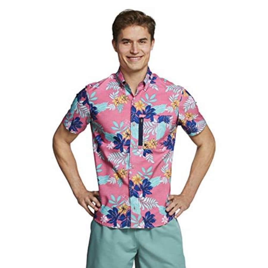 Speedo Men's Uv Swim Shirt Hybrid Button Down for $39