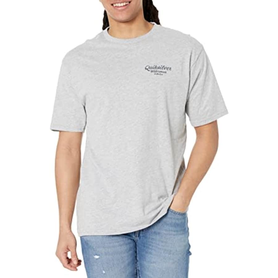 Quiksilver Waterman Men's Soul Arch Qmt0 Tee Shirt, Athletic Heather, Large for $15 Quiksilver Waterman Men's Soul Arch Qmt0 Tee Shirt, Athletic Heather, Large for $15