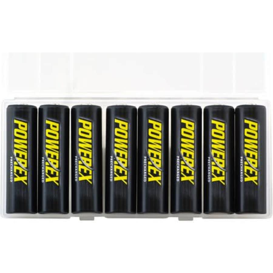 Powerex Low Self-Discharge Precharged AA Rechargeable Nimh Batteries, (MH-8AAP-BH) for $20 Powerex Low Self-Discharge Precharged AA Rechargeable Nimh Batteries, (MH-8AAP-BH) for $20