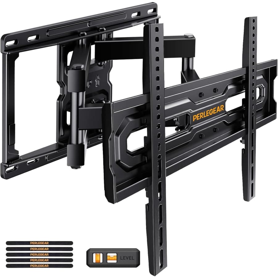 Perlegear Full Motion TV Wall Mount for 32-65" TVs for $20 w/ Prime