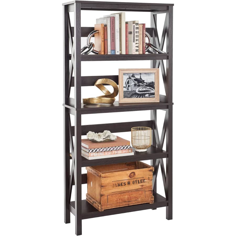 ClosetMaid X-Frame 5-Shelf Bookshelf for $116 ClosetMaid X-Frame 5-Shelf Bookshelf for $116