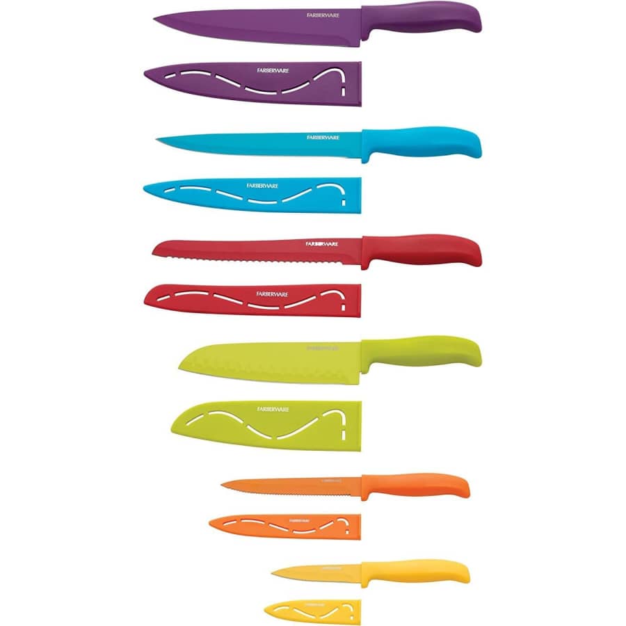 Farberware 12-Piece Non-Stick Resin Knife Set for $29