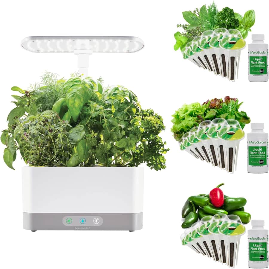 AeroGarden Harvest XL Hydroponic Indoor Garden w/ Gourmet Herbs Seed Pod Kit for $105 AeroGarden Harvest XL Hydroponic Indoor Garden w/ Gourmet Herbs Seed Pod Kit for $105