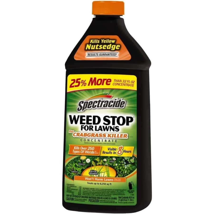 Spectracide Weed Stop For Lawns Plus Crabgrass Killer Concentrate 40-oz. Bottle: $9