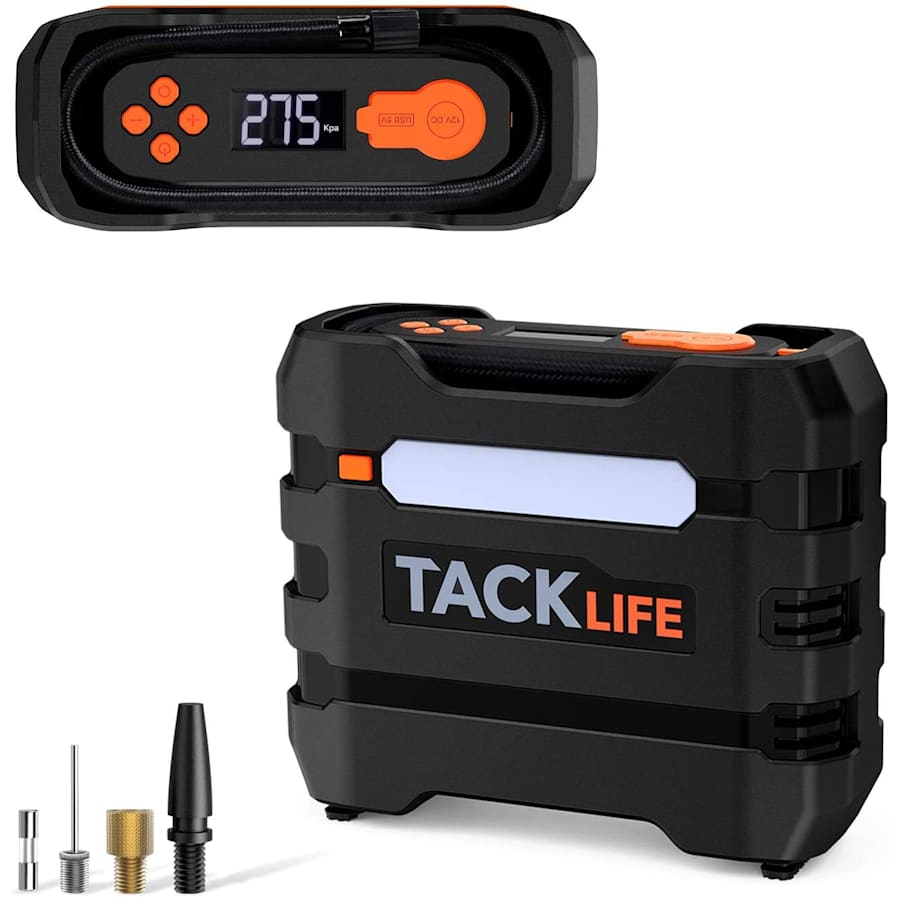 Tacklife 70-PSI 12V Digital Portable Air Compressor for $19 Tacklife 70-PSI 12V Digital Portable Air Compressor for $19