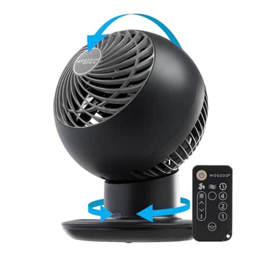 IRIS USA WOOZOO Fan with Remote, Oscillating Fan, Desk Fan, Table Air Circulator, Globe Fan, 5 for $75 IRIS USA WOOZOO Fan with Remote, Oscillating Fan, Desk Fan, Table Air Circulator, Globe Fan, 5 for $75
