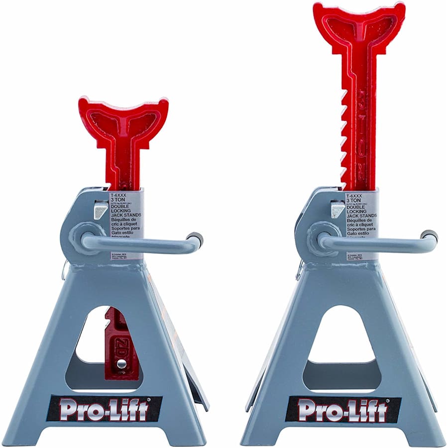 Pro-LifT Double Pin 3-Ton Jack Stands: 2 for $22