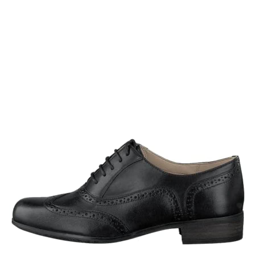 Clarks Women's Brogue Derbys, Black Black Leather Black Leather, 8.5 for $51