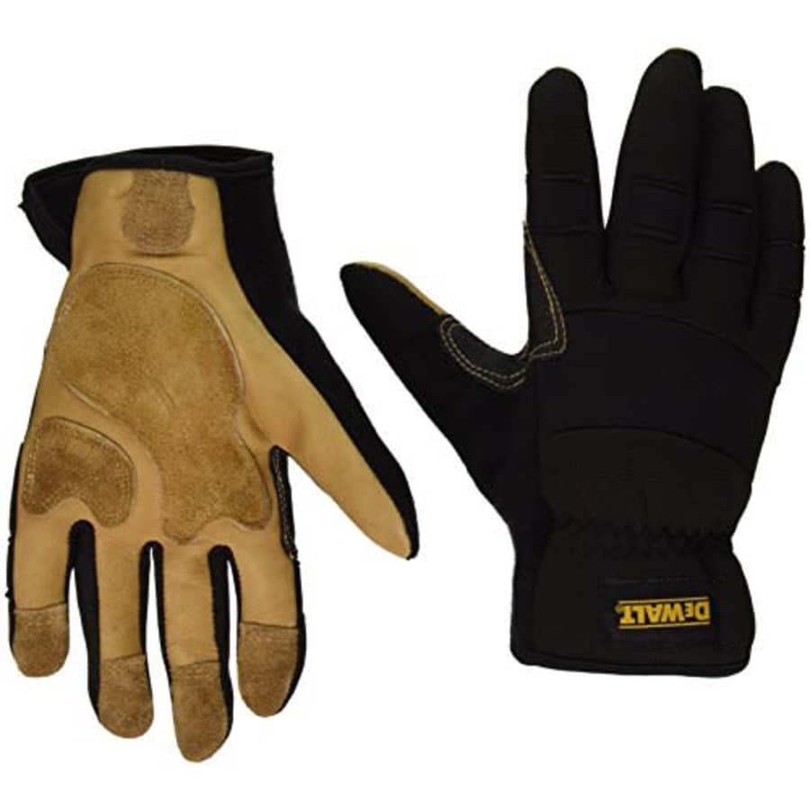 radians inc dpg212l Dewalt, Large, Performance Style Leather Driver Glove for $23