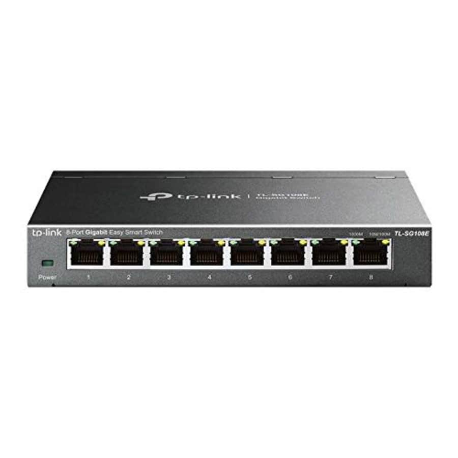 TP-Link TL-SG108E 8-Port Gigabit Easy Smart Switch (TL-SG108E) for $39