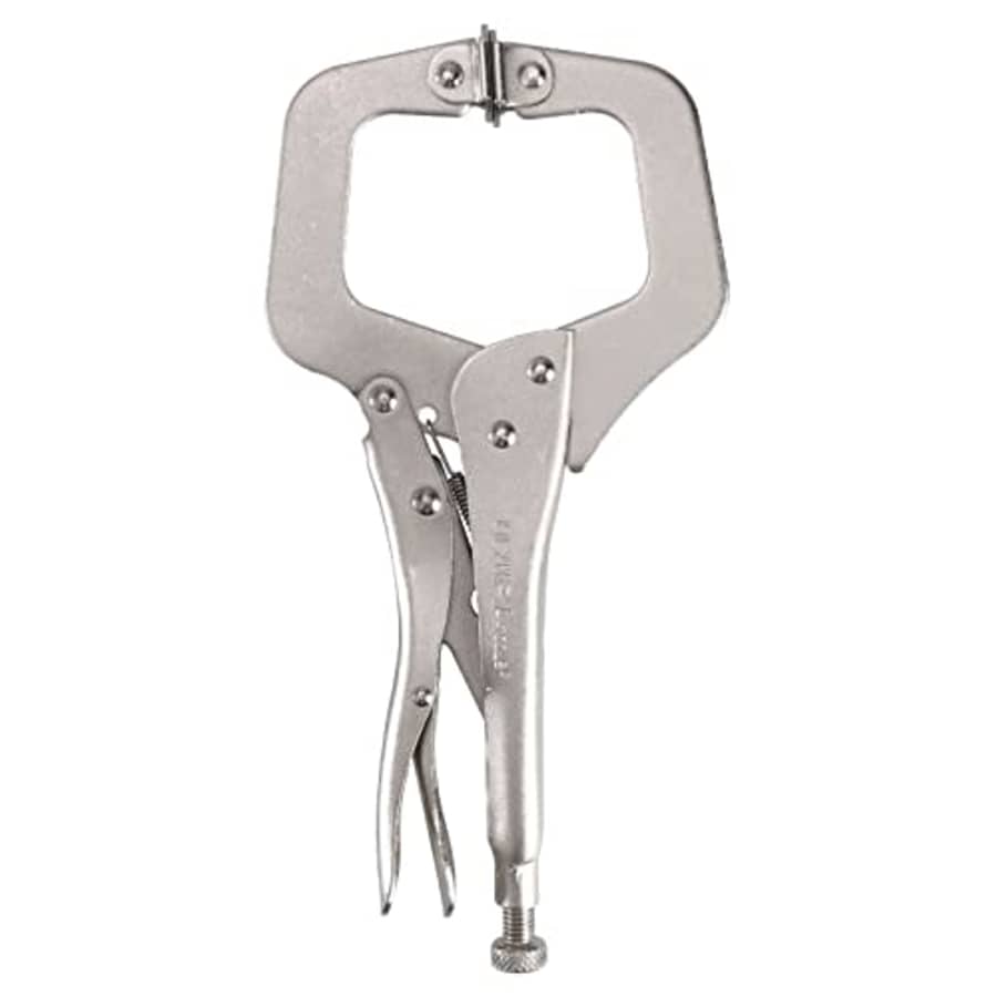Olympia Tools 11" Locking C-Clamp, silver (11-411) for $12 Olympia Tools 11" Locking C-Clamp, silver (11-411) for $12