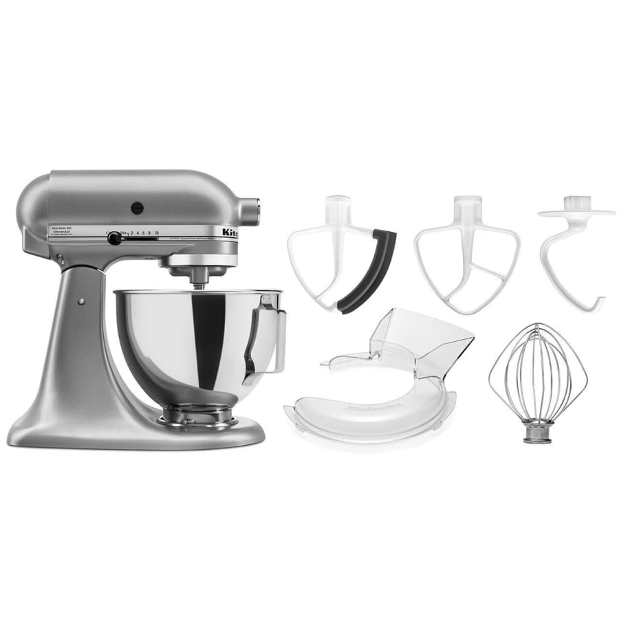 KitchenAid 4.5-Quart Tilt-Head Stand Mixer with Flex Edge Beater for $200