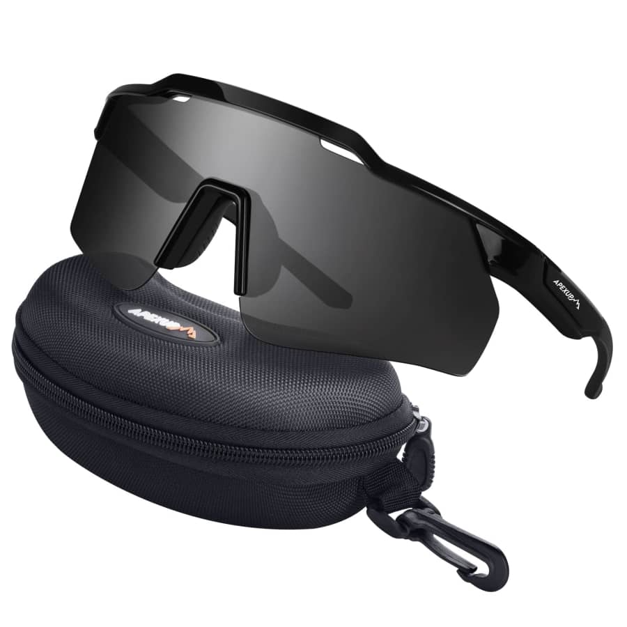 Apexup Unisex Sports Polarized Sunglasses: $6.99
