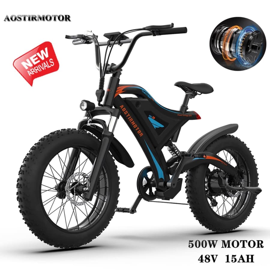 20" 500W 48V/15Ah Mountain Electric Bike for $899