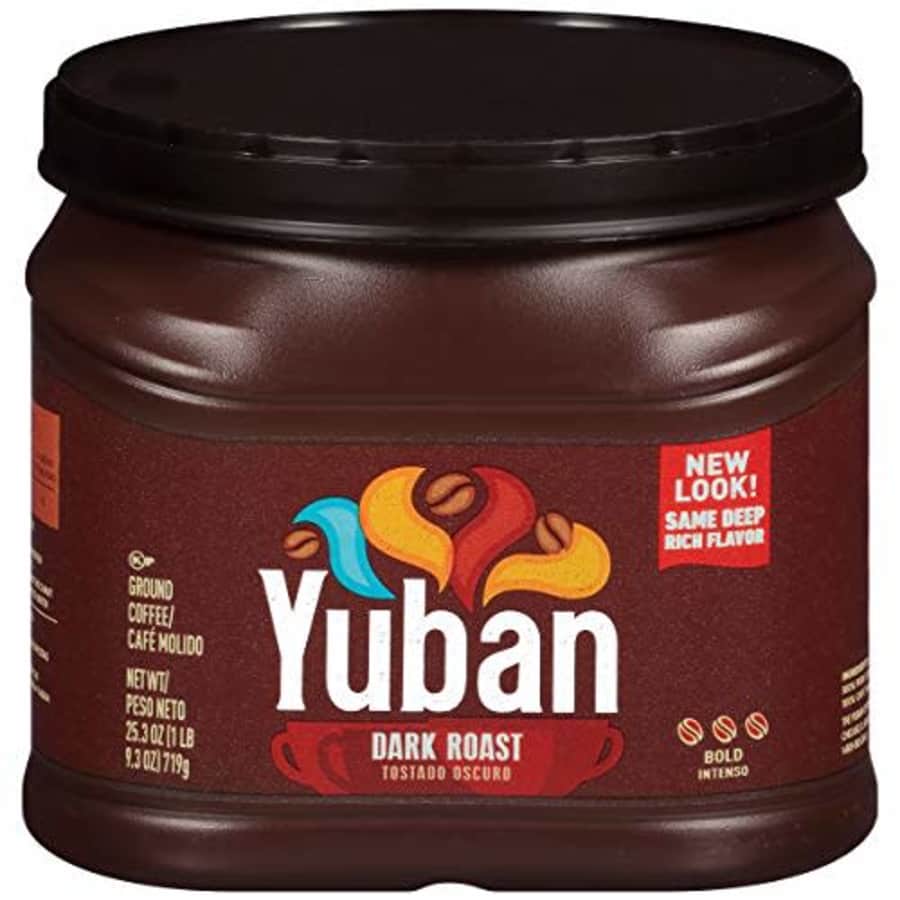 Yuban Bold Dark Roast Ground Coffee (25.3 oz Canister) for $9