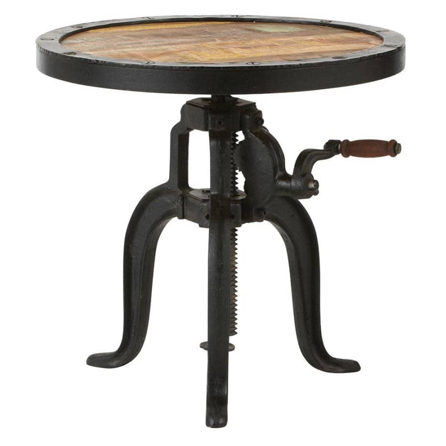 Home Decorators Collection Industrial 20" Height-Adjustable End Table for $292 Home Decorators Collection Industrial 20" Height-Adjustable End Table for $292