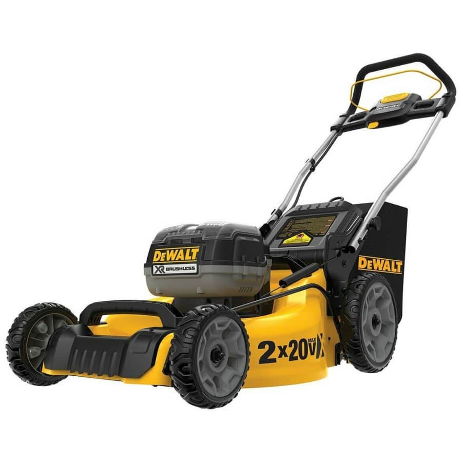 DeWalt 20V 20" 5Ah 3-in-1 Cordless Lawn Mower for $339 DeWalt 20V 20" 5Ah 3-in-1 Cordless Lawn Mower for $339