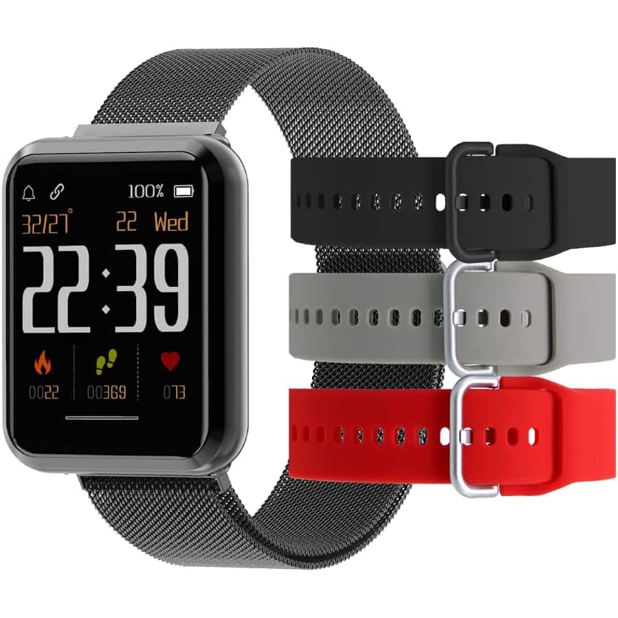 Beantech S3 Smartwatch for iOS and Android, with 3 Extra Straps for $75 Beantech S3 Smartwatch for iOS and Android, with 3 Extra Straps for $75