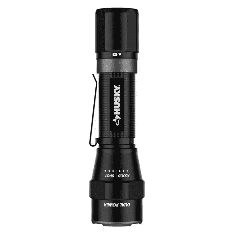 Husky 1200-Lumen LED Flashlight w/ Rechargeable Battery: 2 for $19 Husky 1200-Lumen LED Flashlight w/ Rechargeable Battery: 2 for $19