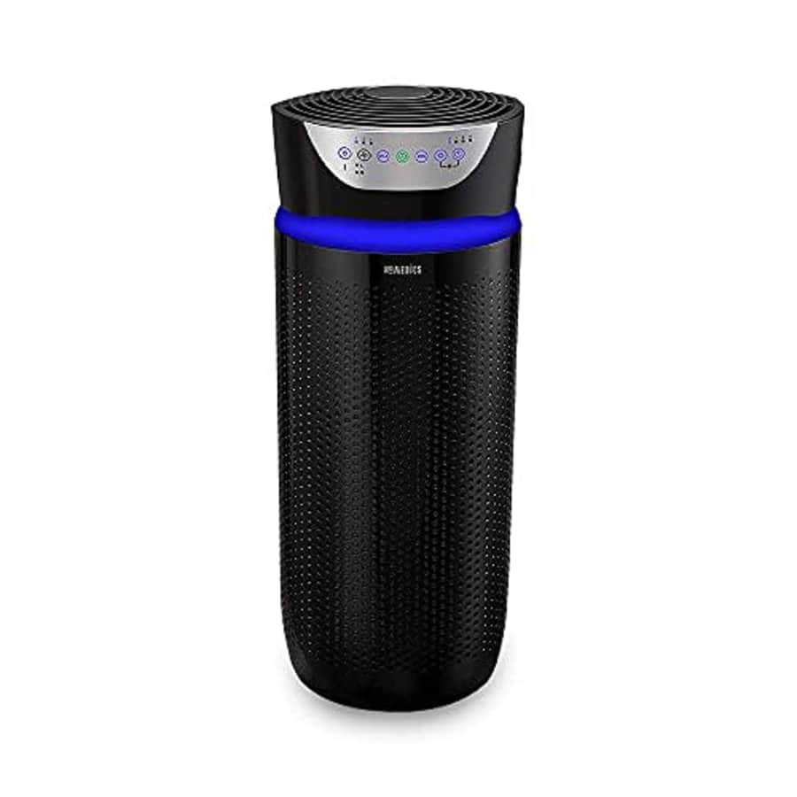 Homedics TotalClean Deluxe 5-in-1 Tower Air Purifier, UV-C Light for Home, Office, 360-Degree True for $128 Homedics TotalClean Deluxe 5-in-1 Tower Air Purifier, UV-C Light for Home, Office, 360-Degree True for $128