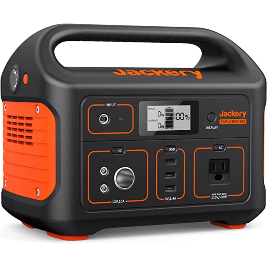 Jackery Portable Explorer 500 Power Station Generator for $330 Jackery Portable Explorer 500 Power Station Generator for $330