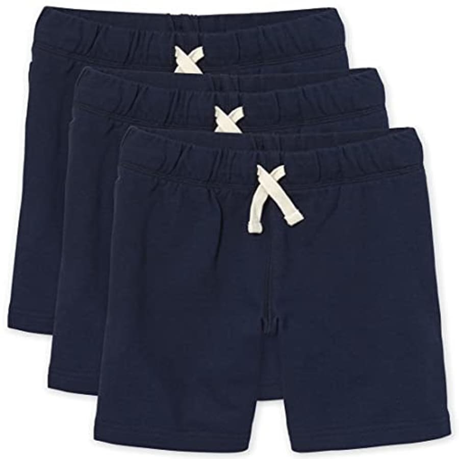 The Children's Place Boys' French Terry Shorts, Pack of Three, New Navy, S (5/6) for $25 The Children's Place Boys' French Terry Shorts, Pack of Three, New Navy, S (5/6) for $25