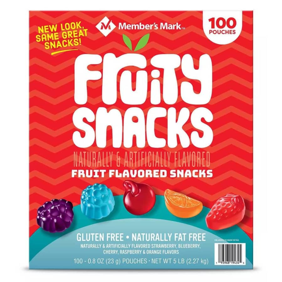 Member's Mark 100-Count Fruity Snacks for $10 Member's Mark 100-Count Fruity Snacks for $10