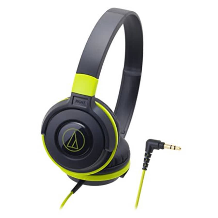 audio-technica STREET MONITORING sealed on-ear headphones Portable Black Green ATH-S100 BGR for $45