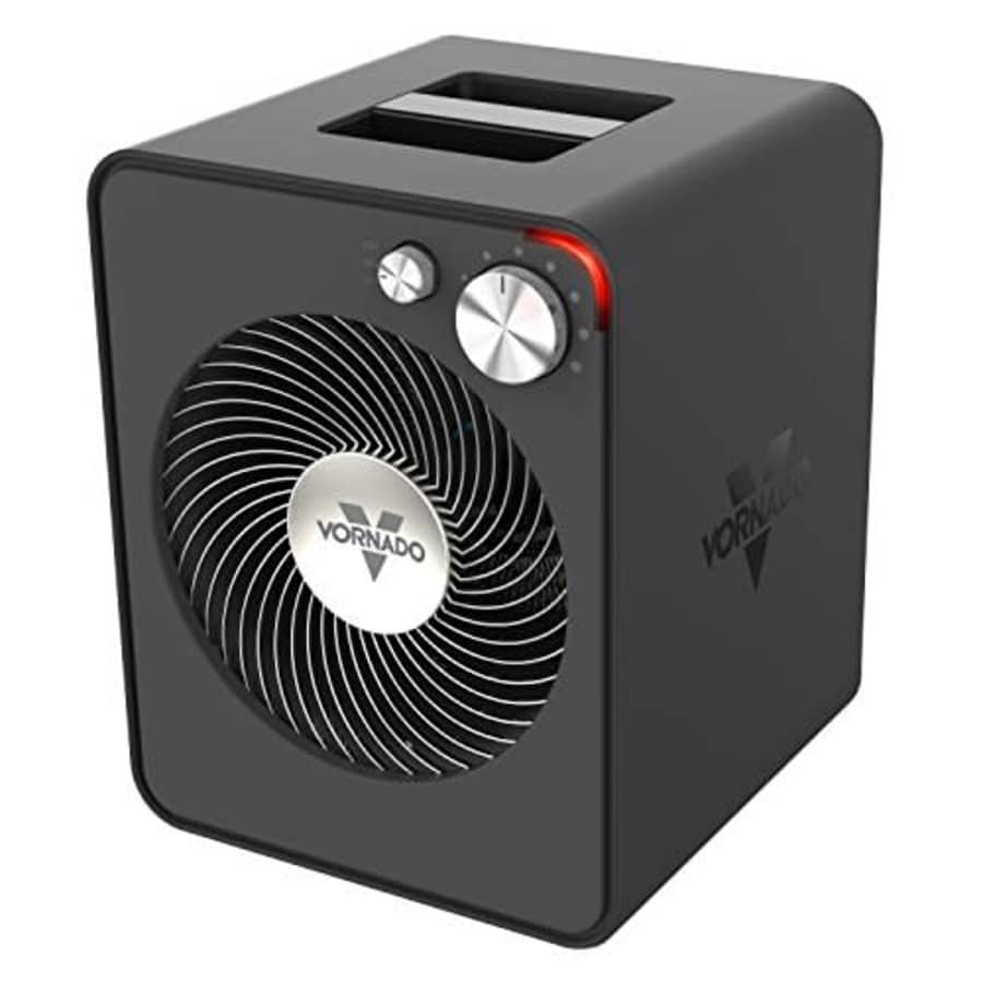 Vornado VMH300 Whole Room Metal Heater with 2 Heat Settings and Adjustable Thermostat, Storm Gray for $120