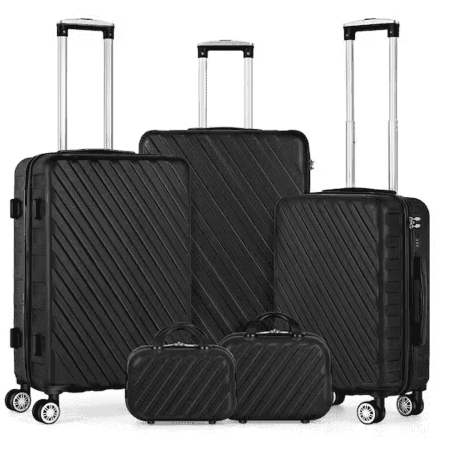 Pocomoke Hill 5-Piece Nested Hardside Luggage Set for $100 Pocomoke Hill 5-Piece Nested Hardside Luggage Set for $100