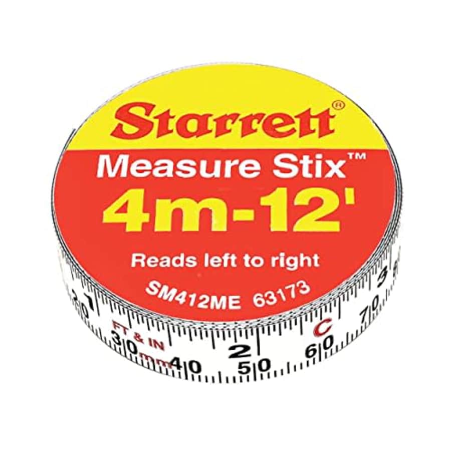 Starrett Tape Measure Stix with Adhesive Backing - Mount to Work Bench, Saw Table, Drafting Table - for $8 Starrett Tape Measure Stix with Adhesive Backing - Mount to Work Bench, Saw Table, Drafting Table - for $8