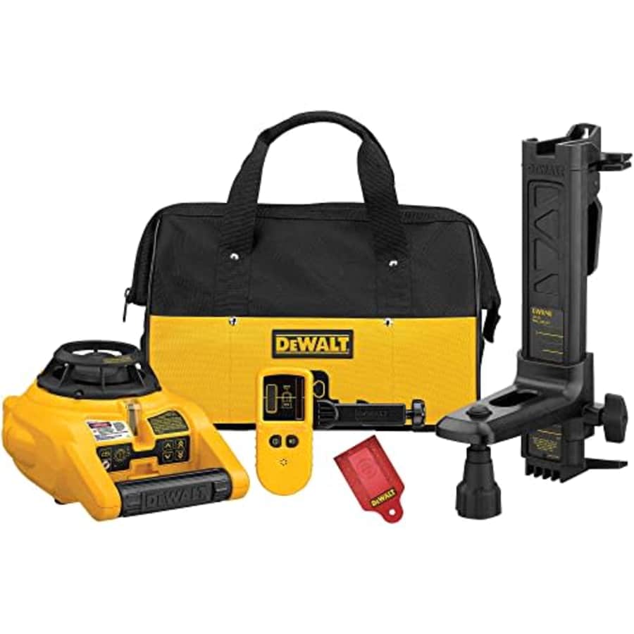 DEWALT Rotary Laser Level Kit, Indoor/Outdoor Survey Laser Transit (DW074KD) for $448 DEWALT Rotary Laser Level Kit, Indoor/Outdoor Survey Laser Transit (DW074KD) for $448