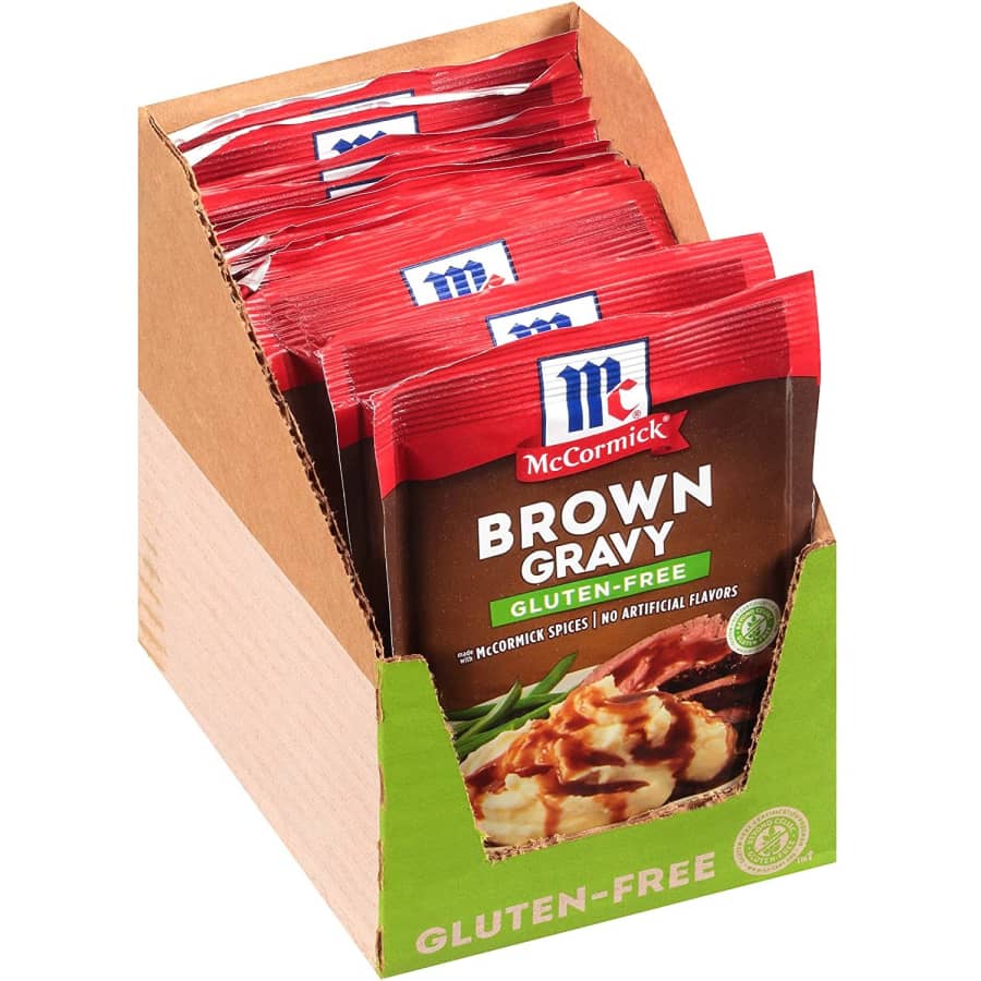McCormick .88-oz. Gluten-Free Brown Gravy Mix 12-Pack for $24