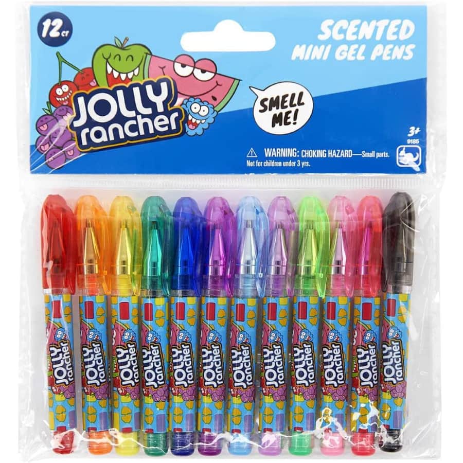 Hersheys Jolly Rancher Scented Mini Gel Pens 12-Pack for $9