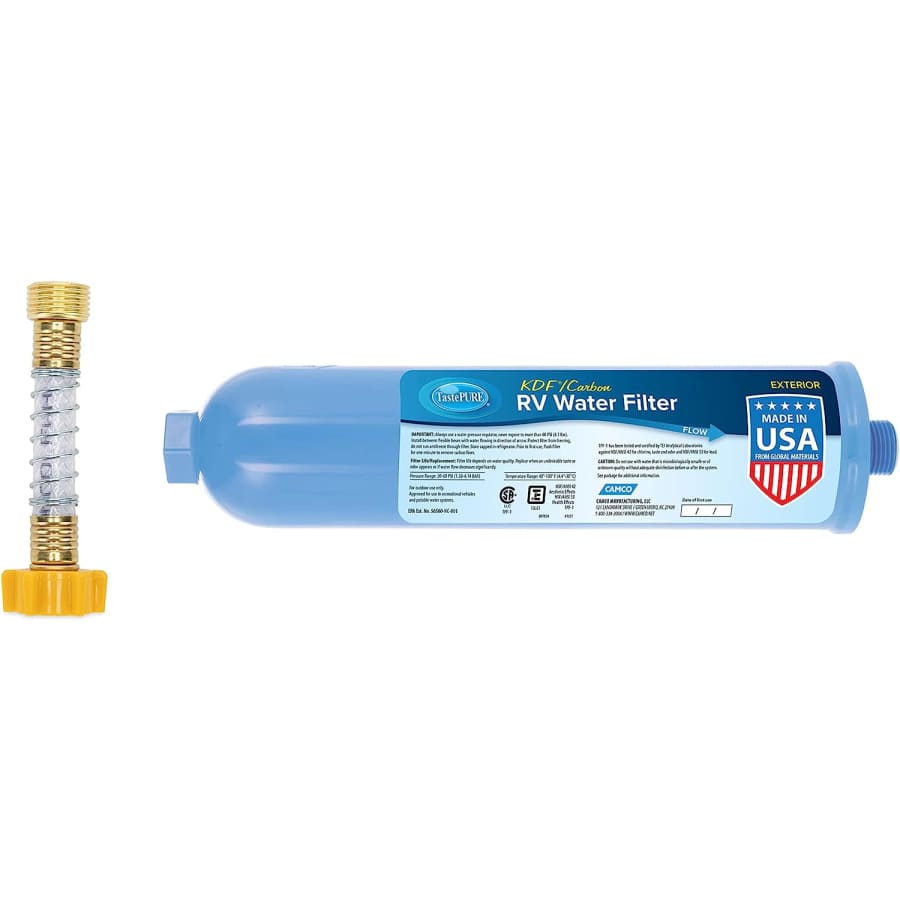 Camco TastePure RV/Marine Water Filter for $16