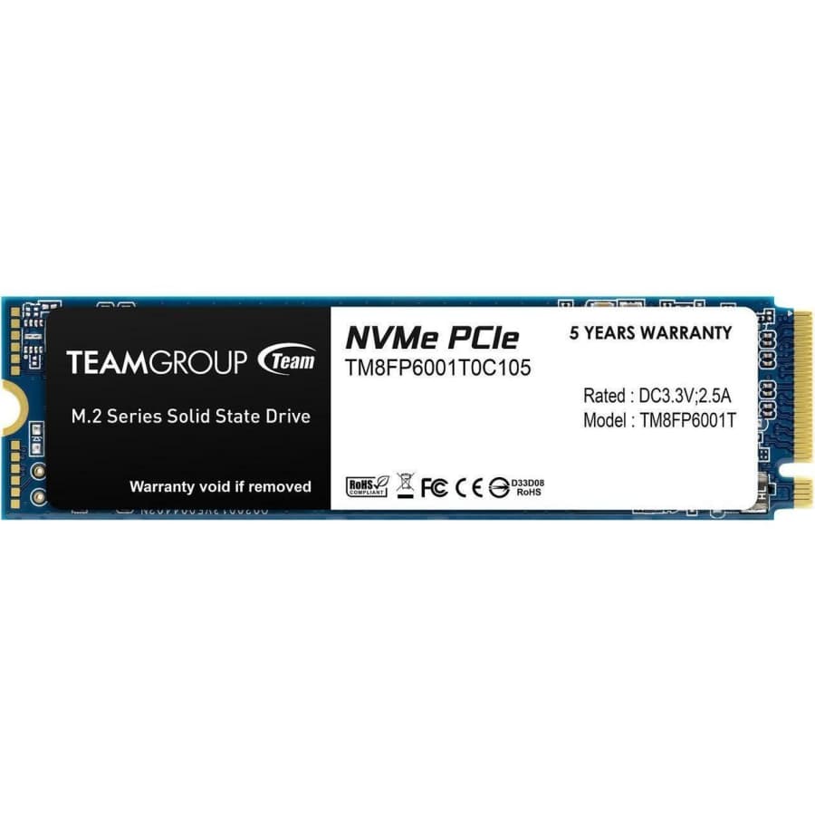 Team Group MP33 1TB 3D NAND PCIe NVMe M.2 Internal SSD for $58 Team Group MP33 1TB 3D NAND PCIe NVMe M.2 Internal SSD for $58