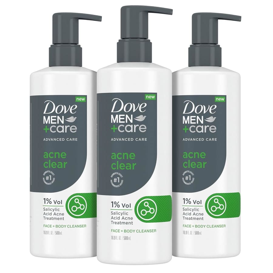 Dove Men + Care Advanced Care Cleanser 3-Pack for $13 via Sub & Save Dove Men + Care Advanced Care Cleanser 3-Pack for $13 via Sub & Save