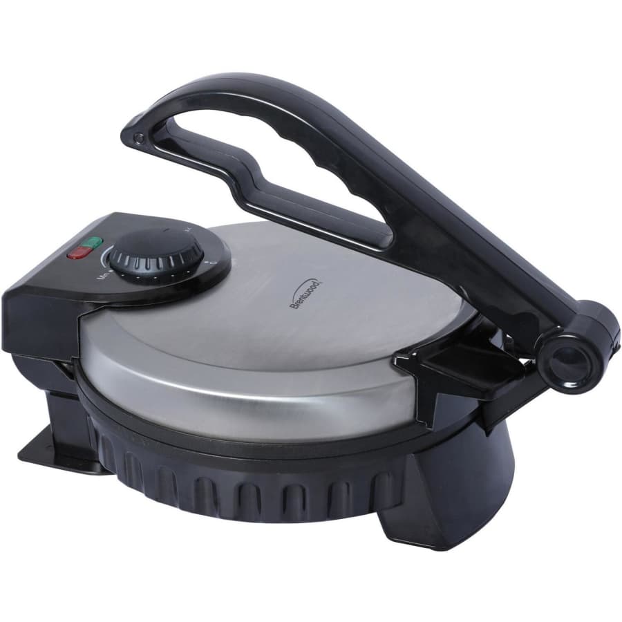 Brentwood Appliances 8" Stainless Steel Nonstick Electric Tortilla Maker for $32