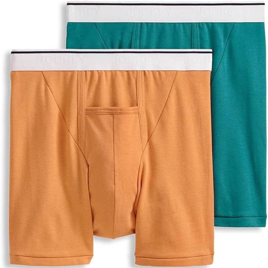 Jockey Men's Underwear Pouch 5" Boxer Briefs 2-Pack for $8