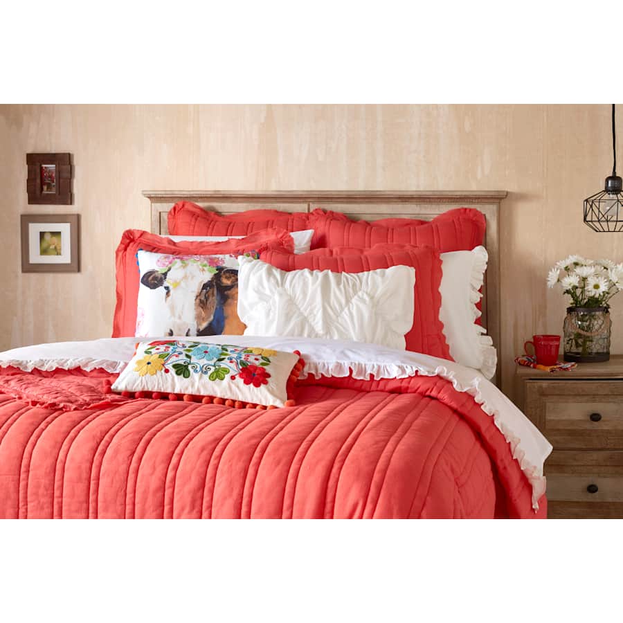 The Pioneer Woman Double Stitch Full Quilt for $15