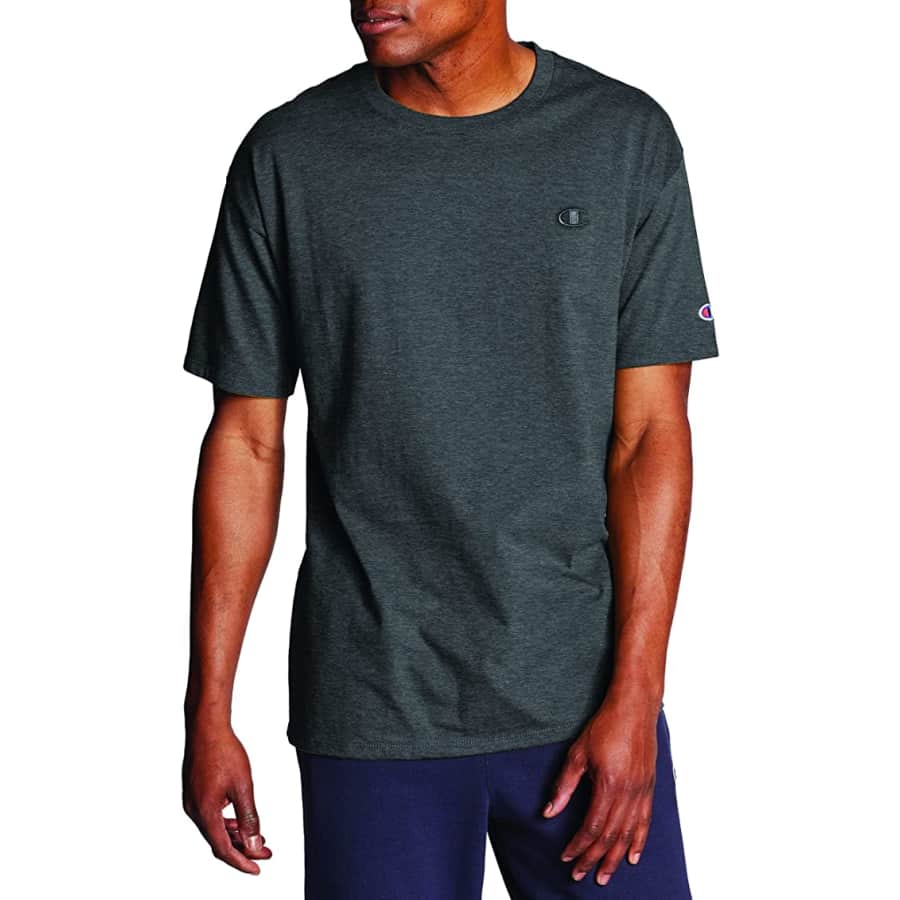 Champion Men's Embroidered C Logo Classic T-Shirt for $9 Champion Men's Embroidered C Logo Classic T-Shirt for $9