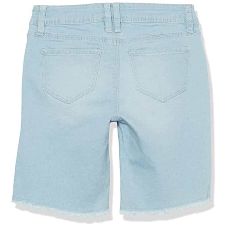 YMI Girls Essential Cuffed Pull-On Bermuda, Celeste Blue, 8 for $21 YMI Girls Essential Cuffed Pull-On Bermuda, Celeste Blue, 8 for $21