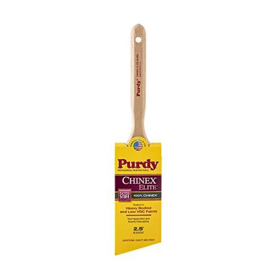 Purdy 144552925 Chinex Elite Paint Brush, 2.5 inch, Tan for $16 Purdy 144552925 Chinex Elite Paint Brush, 2.5 inch, Tan for $16