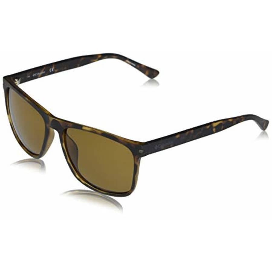 Columbia Boulder Ridge Rectangular Sunglasses, Matte Tortoise/Brown Polarized, 57 mm for $40 Columbia Boulder Ridge Rectangular Sunglasses, Matte Tortoise/Brown Polarized, 57 mm for $40