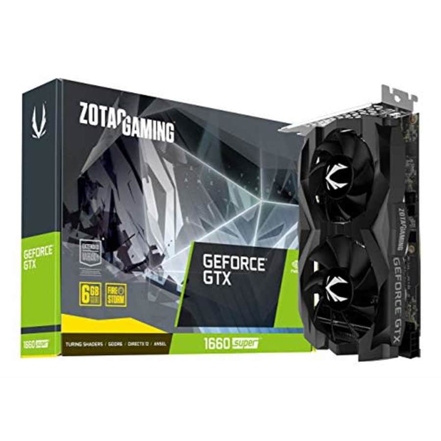 ZOTAC Gaming GeForce GTX 1660 Super 6GB GDDR6 192-bit Gaming Graphics Card, Super Compact, for $228