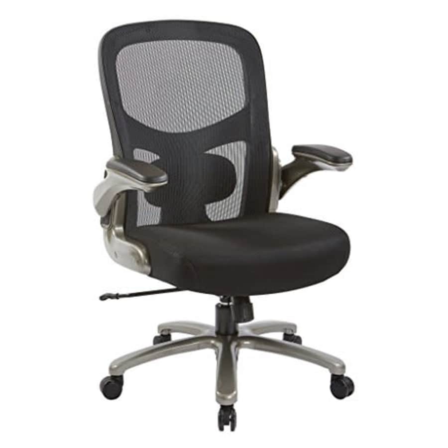Office Star Big and Tall Mesh Back and Padded Mesh Seat Executive Chair with Adjustable Lumbar for $774